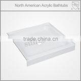 North America Market UPC/cUPC Certified Acrylic Shower Base, Tray With Tile Flange, Cupc Alcove Base thumbnail-1