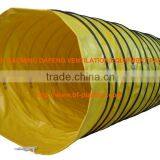 Yellow Flexible Mining and Tunnel Ventilation Duct