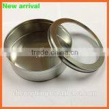 Round Tin Box With Pvc Window
