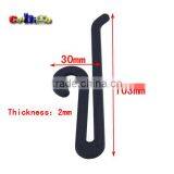 103*30mm Black Plastic Hanger&Hook For Sock Garment Textile Packaging Accessories #FLC254-B Quality Choice thumbnail-1