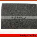 Shiny Black Stone Design Embossed Rubber Soling Sheets for Shoe From Atom Shoes Material Limited