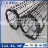 10 vertical wires bag filter cage,painting bag filter supporting cage