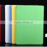 2014 New Products Tri-Fold Sleep Smart Case Matte Cover Stand Holder For Apple IPad 5 5th IPad AirD0106
