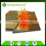 Greenbond mirror finish acp /curtain wall exterior/ insulated sandwich panels