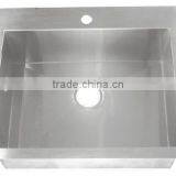 2015 Hotsell 30"x18" Zero Radius Handmade Stainless Steel Bathroom Sink thumbnail-1