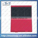 Aluminum Black Laser Engraved Custom Two Layer ID Name Card Holder thumbnail-4