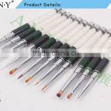 ANY High Quality Pearl Handle Nail Art Nail Polish Brush Oval Shape thumbnail-6