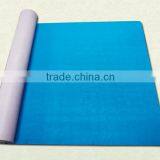 Custom Made Anti Slip PU Leather Top Nature Fiber Rubber Yoga Mat thumbnail-3