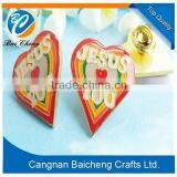 3D Die Casting Metal Badge With Safety Pin /butterfly Clasp/flat Cap for Souvenir and Company Publicity thumbnail-2