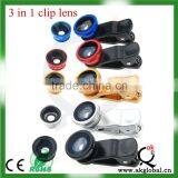 180 Degree Fish-Eye Lens+Wide Angle Lens+Micro Lens 3-in-1 Camera Lens Kits for IPhone 5 thumbnail-3