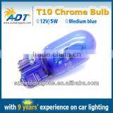 Hiway Auto Parts T10 Chrome Bulbs Middle Blue Car Accessories