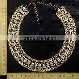 Fashion Crystal Choker Necklace For Women Gold Necklace Rhinestone Collar Jewelry New Design 2015 thumbnail-4