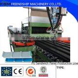Economic/Cheap Continuous PU Sandwich Panel Production Line Two Metal Steel Sandwich Layer Polyurethane