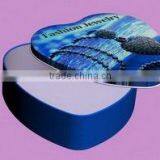 Heart Shape Jewellery Packaging Gift Tin Box