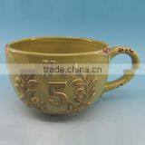 2016 Hot Sale Embossed Ceramic Mug ,ceramic Emboss Mug Wholesale thumbnail-2