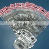 Bopp Plastic Poly Bag With Header and Customized Artwork