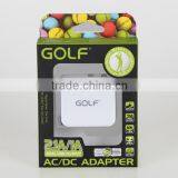 Golf Cellphone Charger Dual USB Cell Phone Charger 5v 2.1a/1a Good Quality Mobile Phone Charger thumbnail-6