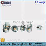 New Creative Kirsite Glass Pendant Lights With Glass Ceiling Lamps