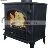 Morden Cast Iron Wood Burning Stove With Back Bolier System thumbnail-1