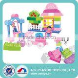 60PCS Educational Block Toys Little Girl's Plastic Building Blocks Set