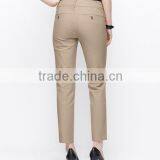 Elegant Comfortable Luxe Cotton Slim Ankle Pant thumbnail-1