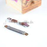 Custom Engraved Leather Patch With Metal Plate thumbnail-1