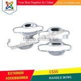 ABS CHROME 4 DOOR HANDLE BOWL INSIDE INNER COVER TRIM FOR CHANA CHANGAN CS35 2013 2014 2015