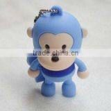 4GB BLue Milo Monkey USB Flash Drive,pvc usb stick