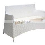 Aluminium Stacking Garden PE Rattan Chair for Sale GF20704-2 With Cushion thumbnail-1