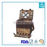 Stainless Steel Outdoor Picnic Purse With Basket