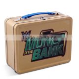 Factory supply cheap coin bank metal tin box money tin suitcase