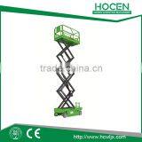 HOCEN Electric Forklift High Rise Stationary Scissor Lift Platform Drum Lifter Forklifts Lift Table Fix Scissor Lift Manual Fork thumbnail-2