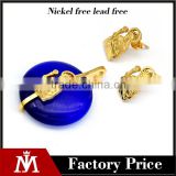 2016 Latest stainless steel stone earring women gold religious jewelry set pendnat for necklace
