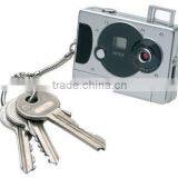 300K Pixels Cheap Mini Digital Camera for Kid With Keychain,1.3M Pixel by Interpolation