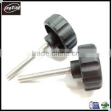 good price m8 stianless steel screw with nylon head knob,M8 screw with plastic head