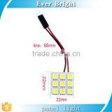 T10 Ba9s Festoon With 3 Adapters 9SMD 5050 9 Smd Led 3 Chips Car Panel Roof Reading Light Bulb Lamps Lights White thumbnail-2