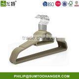 Factory wholesale eco-friendly velvet coat hangers