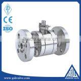 High Pressure A105 Forged Steel Hard Sealing Flange Type Ball Valve thumbnail-1