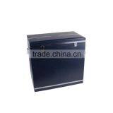 Wholesale Custom 8 Bottles of Red Wine Champagne Boxes, Black Leather Gift Box thumbnail-2