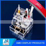 China Gold Factory and Clear Acrylic Makeup Organizerdisplay Storage Box thumbnail-4
