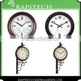 14.5 Inch Double Sided Outdoor Metal Clock thumbnail-4