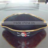 Cheap Promotional Black Gold Adult Kids Non-woven Party Pirate Hat thumbnail-4