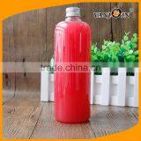 Large 16 Ounce Amber PET Plastic Boston Round Bottles thumbnail-3