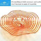 Large Color Murano Hanging Wall Glass Plate for Table Top Wedding Decoration Wholesale thumbnail-1