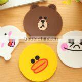 Silicone Cup Mat Tea Coster/rubber Mat Drink Costers for Home thumbnail-1