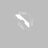 Polyurethane Plain Decorative Cornice Moulding thumbnail-1