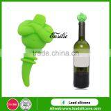 New Design Cartoon Shape Fancy Silicone Wine Bottle Stopper Cover thumbnail-1