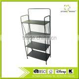 4Tier Decorative Black Metal Plant Stand Flower Stand Multi Planter Flower Pot Racks Flower Stand thumbnail-1