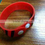 New Arrival Silicone Bracelet With Plastic Button thumbnail-1