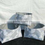 Fabric Cloth Storage Box With Handles thumbnail-1